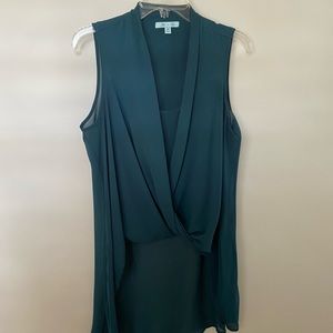 Flowy jewel tone tank top